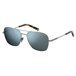 Polaroid Gray Metal Men's Sunglasses